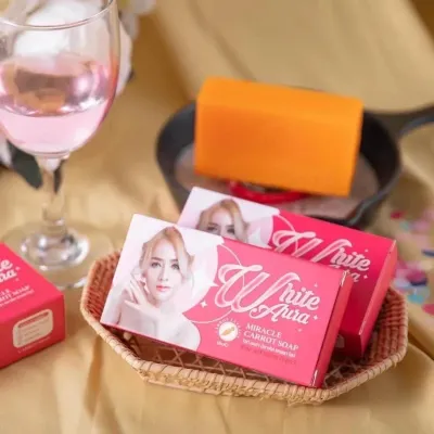 White Aura Miracle Carrot Soap 